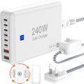 240W Fast Charging Blocks, 8-Port Charging Station by lightningofertas