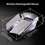 TENMOS T12 Wireless Gaming Mouse Rechargeable, 2.4G Silent Optical Wireless - Image 7