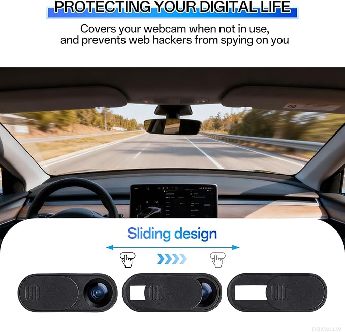 Camera Cover Slide for Tesla Model Y 3 X S Interior Cabin Camera, 0.03 in Ultra - Image 5