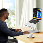 BESIGN LS10 Laptop Stand for Desk, Ergonomic Adjustable Notebook Tablet Stand - Image 7
