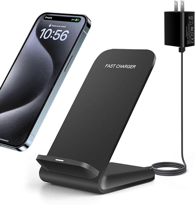 20W Fast Wireless Charger, Wireless Charging Stand Compatible by WirelessCharger