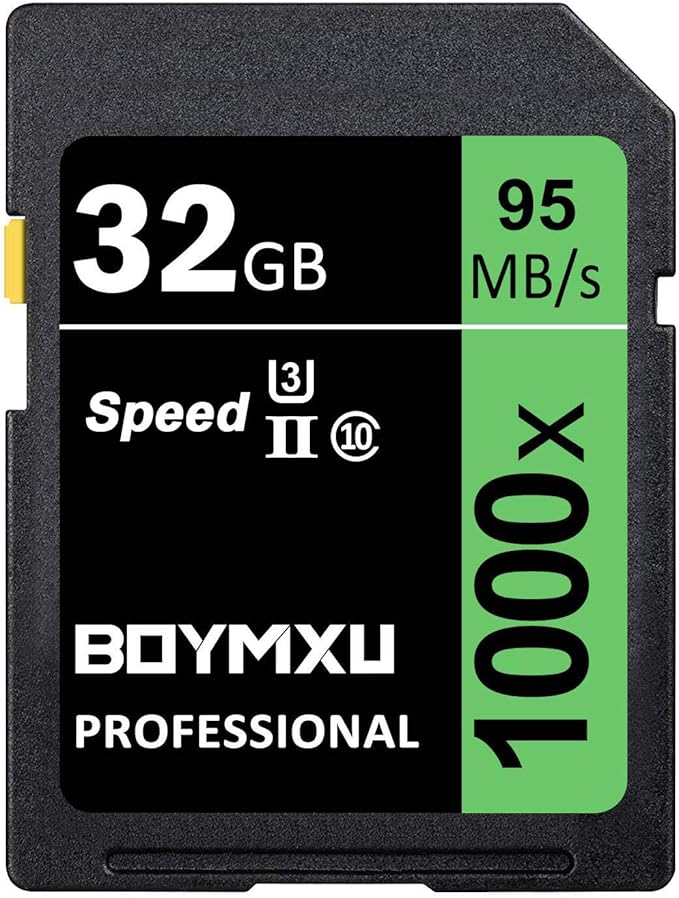 32GB Memory Card U3, BOYMXU Professional 1000 x Class 10 Card U3 Memory Card by BOYMXU