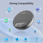 N newline Conference Speaker and Microphone, 4 AI Mics 360° Voice Pickup - Image 8