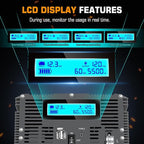 5500 Watt Power Inverter 12V DC to 110V 120V Converter - Image 4