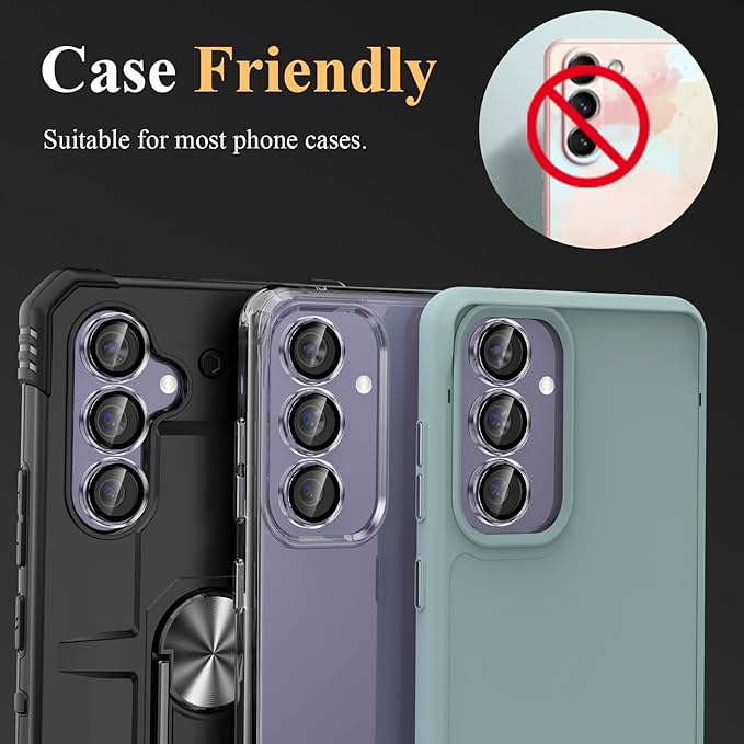 YWXTW Camera Lens Protector for Samsung Galaxy S24 Plus Accessories, 9H - Image 6