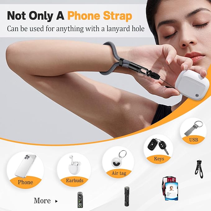 Kaptron Adjustable Phone Wrist Strap - Image 6