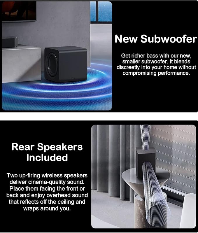 Samsung HW-Q930F Q-Series 9.1.4ch Soundbar w/Wireless Subwoofer & Rear Speakers - Image 7