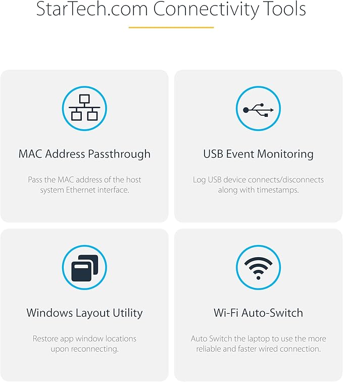 StarTech.com USB-C / USB-A Hybrid Docking Station - Image 8