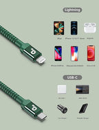 USB C to Lightning Cable 6FT 2Pack USB-C Fast Charger Cable Mfi Certified Type - Image 5