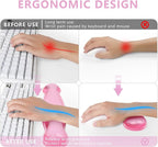 Gel Keyboard and Mouse Wrist Rest, Cute Wrist Support and Arm Support Keyboard - Image 2