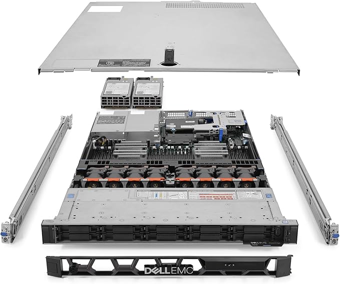 Dell PowerEdge R640 NVMe Server 2.30Ghz 24-Core 128GB RAM 10x 1.6TB NVMe SSD by Amazon+Renewed