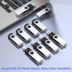 ABLAZE Flash Drives 1GB 20 Pack, USB 2.0 Thumb Drive Bulk - Image 6