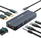 ACASIS USB C Docking Station Dual Monitors, 8-in-1 Laptop Docking Station by ACASIS