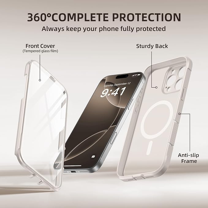 BERFY Magnetic for iPhone 16 Pro Max Case, Compatible - Image 8