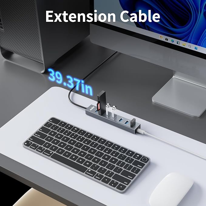 atolla Aluminum 7-Port USB 3.0 Hub - Image 6