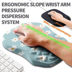 Ergonomic Slope Mouse Pad Wrist Support, Wrist Rest Mousepad - Image 2