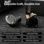 KZ ZS10 Pro Gaming Earbuds, 4BA 1DD Gaming Wired Earbuds - Image 5