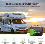 12V 100Ah LiFePO4 Lithium Battery, Group 31, Built-in 100A BMS, Low-Temp - Image 4
