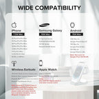 Wireless Charging Station, 3 in 1 Fast Wireless Charger Stand - Image 3