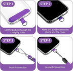 CACOE Phone Lanyard 2 Pcs-1 Pcs Adjustable Neck Strap, Universal Crossbody - Image 3