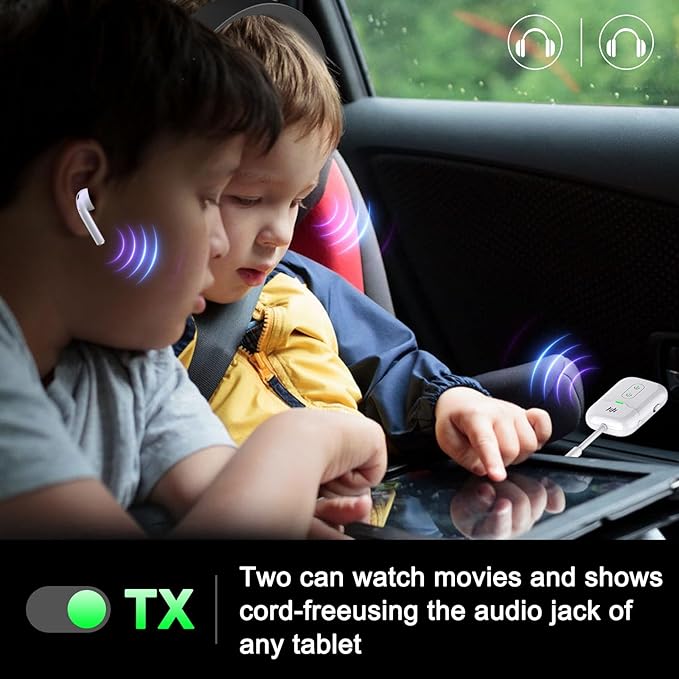 Premium Airplane Bluetooth 5.4 Transmitter Adapter, Supports 2 - Image 4