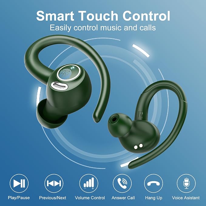 Wireless Earbuds Bluetooth 5.3 Headphones Sports, 48Hrs Playtime Bluetooth - Image 7