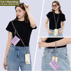 Clip and Go Strap for Phone Silver Metal Chain - Image 2