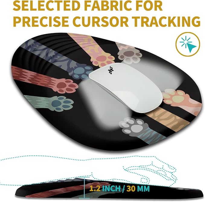 Hokafenle Ergonomic Mouse Pad Wrist Support - Image 5