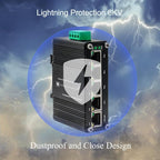 Mini 5-Port Gigabit Ethernet Switch -Industrial Grade Unmanaged Network Switch - Image 6