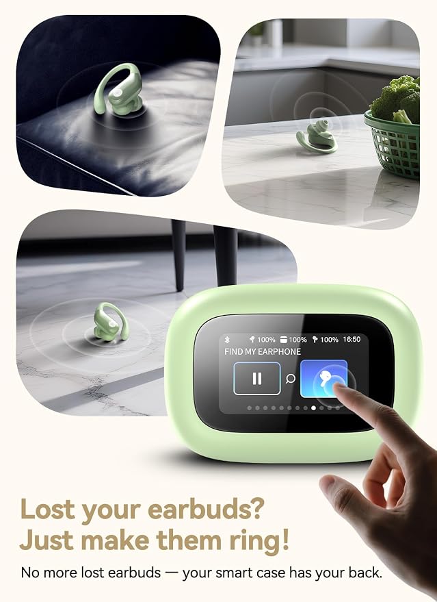 Wireless Earbuds, ANC Noise Cancelling Sport Ear Buds - Image 4