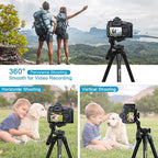 Endurax 60" Phone Tripod for Canon Camera Stand - Image 2