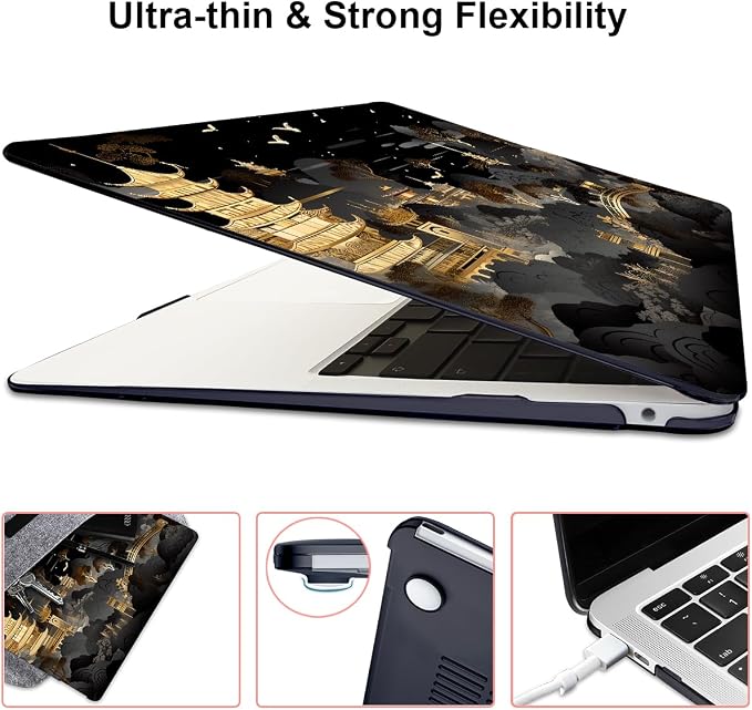for MacBook Air 13 inch Case 2021 2020 2019 2018 Release A2337 M1 A2179 A1932 - Image 6
