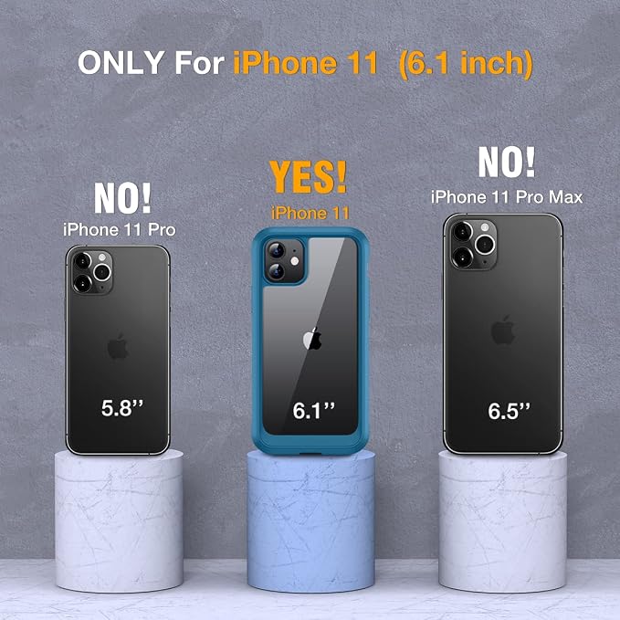 Miracase Glass Series for iPhone 11 Case 6.1 inch, Upgraded Full-Body Rugged - Image 6