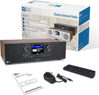 Ocean Digital WR-800 FM Wi-Fi Internet Radio Stereo Speakers Micro SD Line Out - Image 5