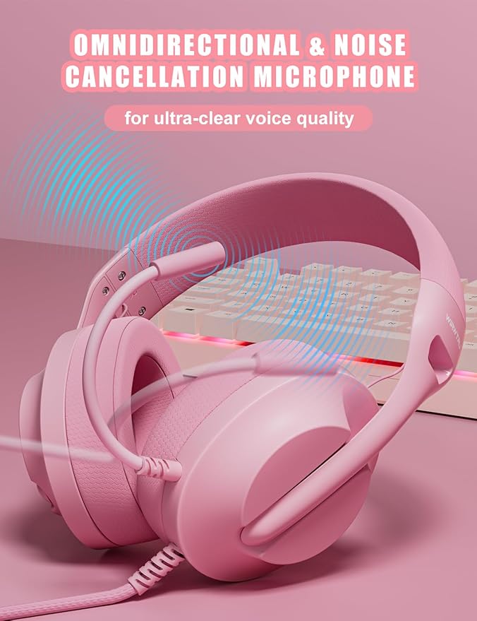 S30 Gaming Headset with Microphone, 198g Lightweight Design, Wired Gaming - Image 4