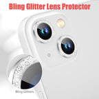 AGVEE 3+3 6 Pack for iPhone 15/15 Plus Camera Lens Protector, Bling Diamond & - Image 5