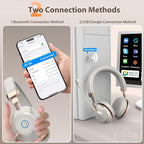 Wireless Headset, AI Noise Canceling Mic & USB Dongle, 45 Hrs Working Time V5.3 - Image 6