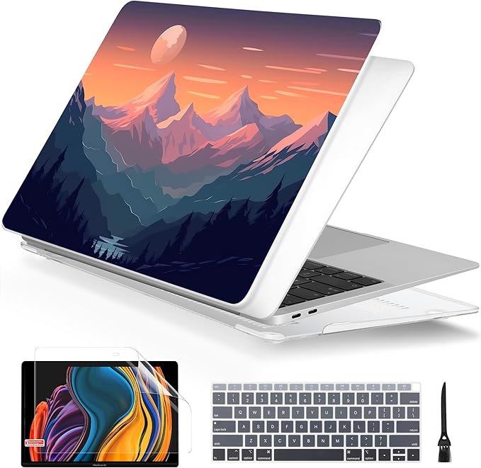Batianda Design Case for M1 MacBook Air 13 Inch Model A2337 A2179 A1932 2021 by Batianda