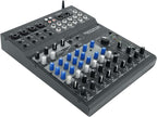 Rockville ROCKMIX 10FX 10-Channel Mixer, USB Recording Interface, Digital - Image 3