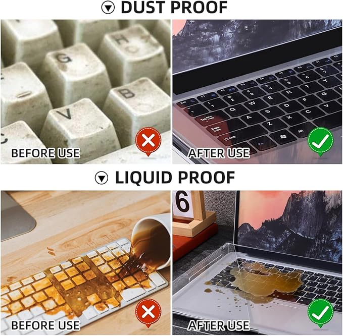 15.6inch Laptop Keyboard Covers Acrylic Keyboard Cover Cat Laptop - Image 6