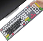 Keyboard Cover Skin for Dell KM636 KB216 KB216t KB216d KB216p Wired & Wireless by MUBUY