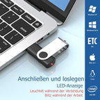 Flash Drives 64GB 10 Pack, Wooolken USB 2.0 Thumb Drives - Image 7