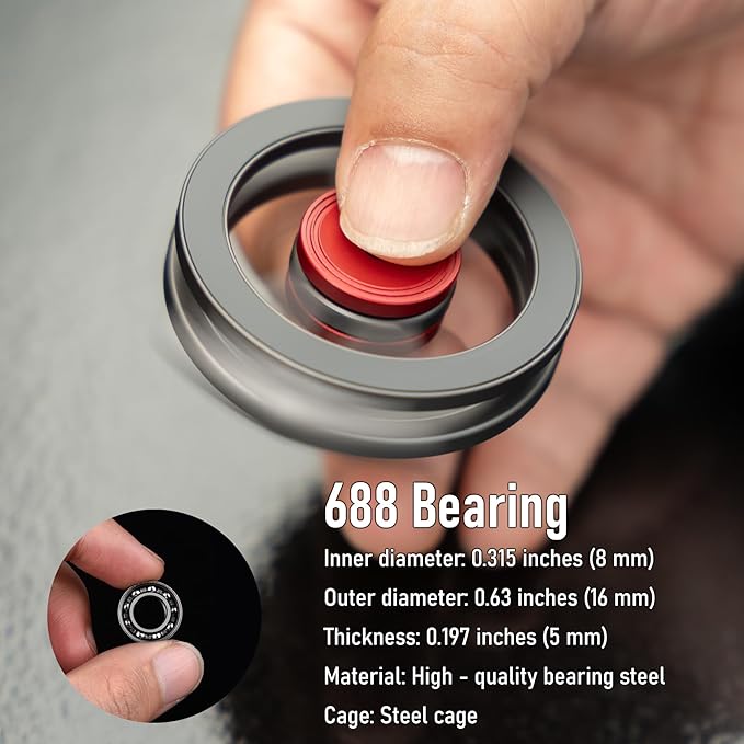 Magnetic Phone Stand with Fidget Spinner | Double Side Holder Ring - Image 8