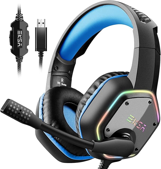 EKSA E1000 Gaming Headset, Computer Headphones by EKSA