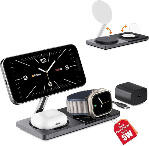 3 in 1 Wireless Charging Station by ZECHIN