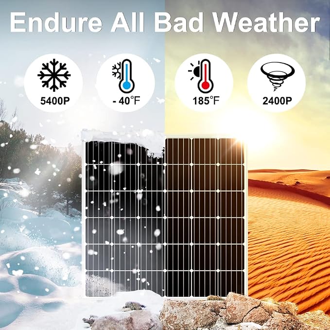 DOKIO 150W 18V Monocrystalline Solar Panel - Image 5