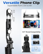 UBeesize 64'' Extendable Phone Tripod & Selfie Stick - Image 5
