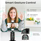 P08 Auto Face Tracking Phone Holder, No APP, 360°Rotation Phone Tracking Gimbal - Image 2