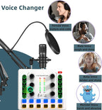 Podcast Equipment Bundle, BM-800 Podcast Microphone Bundle-Voice Changer - Image 6