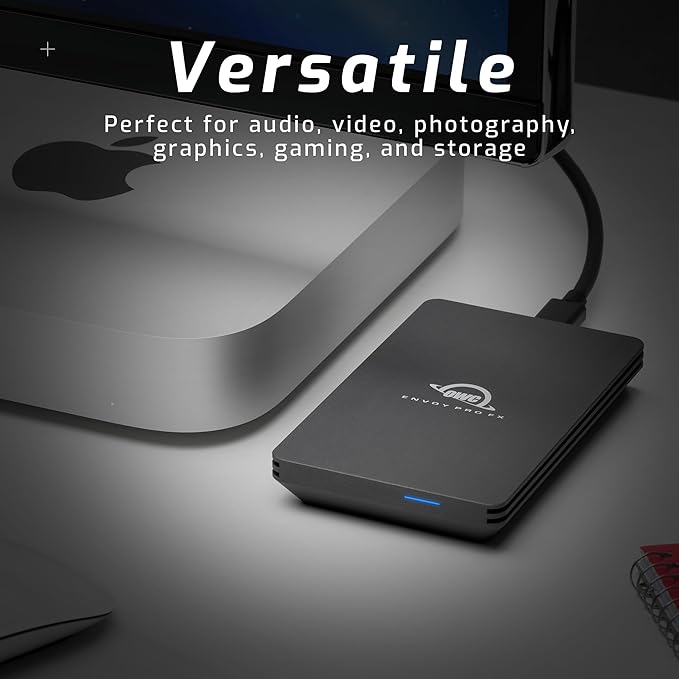 OWC 1TB Envoy Pro FX Portable Rugged External NVMe M.2 SSD Drive Thunderbolt 3 - Image 4